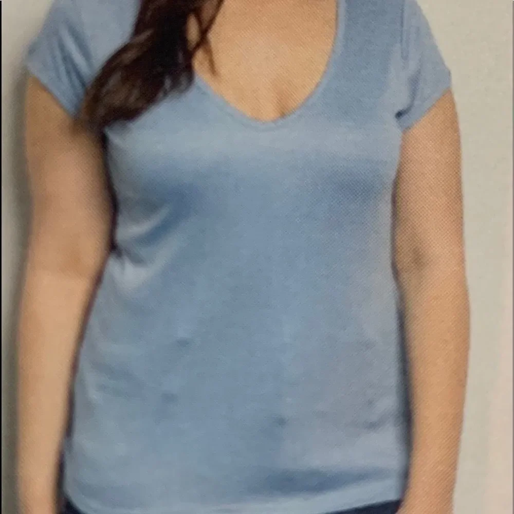 Blue Leopard Plus Size Top - Picture 2 of 4